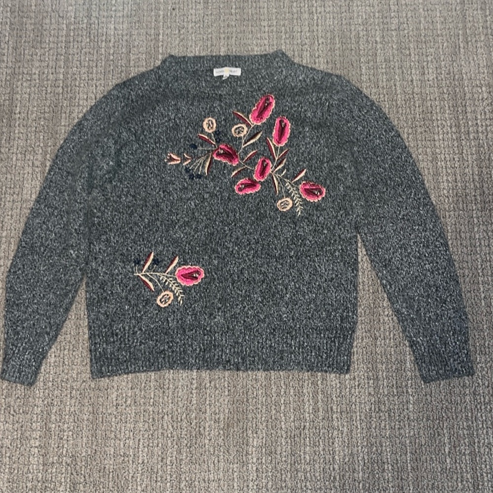 Woven Heart sweater